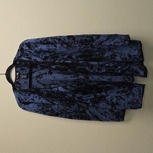 NIC+ZOE Midnight Blue and Black Cardigan